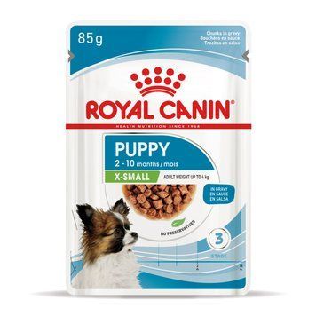 Вологий корм для цуценят&nbsp;ROYAL CANIN XSMALL PUPPY 0.085 кг 1593001RY фото