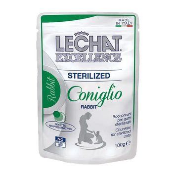 Корм для котів LeChat Cat Wet Sterilised кролик 0.1 кг 70061773MG фото