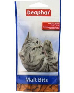 Подушечки Beaphar Malt Bits с мальт-пастой для кошек 35 г BAR12622VS фото