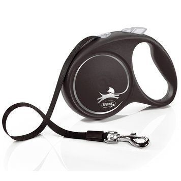 Рулетка FLEXI Black Design, 5м, до 25кг, стрічка, чорна із сірим (4002) 428,85 - 4002PI фото