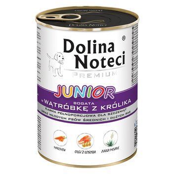 Консерва Dolina Noteci Premium для цуценят з печінкою кролика, 400 гр DN 400 (397)PI фото