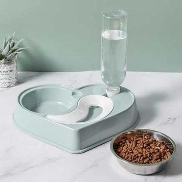 Кормушка с поилкой для домашних животных DOG & Cat bowl | Посуда для собак и кошек 5095552021128OD фото