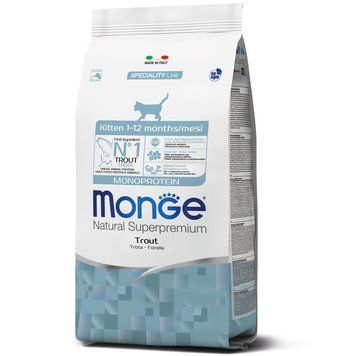 Корм для котів Monge Cat Kitten з фореллю 10 кг 70005166MG фото