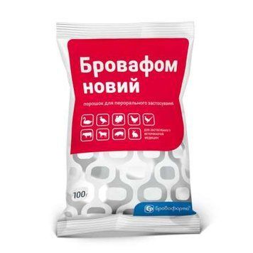 Антимікробний порошок для тварин Бровафом 100 г BRO50283VS фото