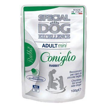 Корм для собак Monge SDE Dog Wet Mini Adult кролик 0.1 кг 70060561MG фото