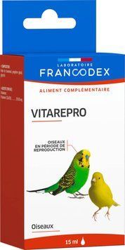 Харчова добавка LABORATOIRE FRANCODEX VITAREPRO для птахів для підготовки до репродуктивної діяльності, 15 мл 174045BAR фото