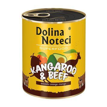 Консерва Dolina Noteci Superfood для cобак з м'ясом кенгуру та яловичини,800 гр DN 800 (671)PI фото