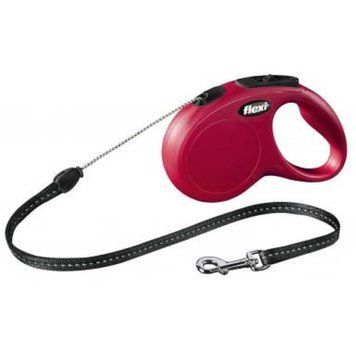 Рулетка FLEXI Classic S, 8м, до 12кг, шнур, червона C5055144PI фото