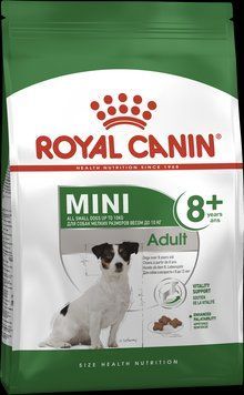 Корм для дорослих собак дрібних порід ROYAL CANIN MINI ADULT 8+(віком від 8 років) 0.8 кг 30020089RY фото