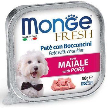 Корм для собак Monge Dog Wet FRESH свинина Вага: 0.1 кг 70013093MG фото