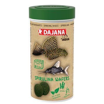 Спеціальний корм для донних травоїдних риб в чіпсах SPIRULINA Wafers (100мл/40гр) DP060A (5352)PI фото