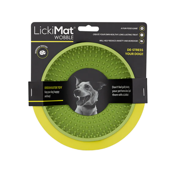 Килимок для повільного живлення LickiMat DOG WOBBLE GREEN 9349785000364DOB фото