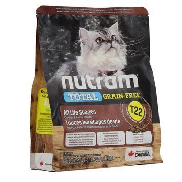 T22_NUTRAM Total GF Холістик для котів усіх життєвих стадій; з куркою та індичкою; без/зернів, 340 г T22_(340g)PI фото