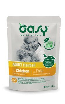 Вологий корм для котів OASY CAT LIFESTAGE Adult Hairball 1.5 кг 3017348117OA фото