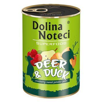 Консерва Dolina Noteci Superfood для cобак з олениною та качкою,400 гр DN 400 (626)PI фото