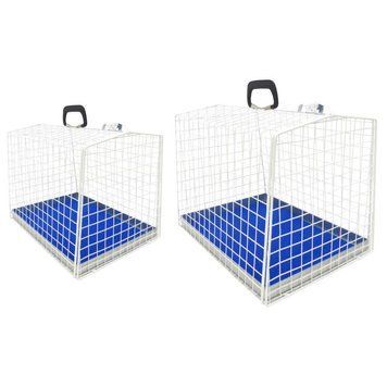 Клітка-переноска набір №2 і №3, фарбована, 32,5x30x40см і 36,5x33x42,5см C2BI0102PI фото