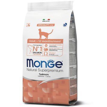 Корм для котів Monge Cat Adult з лососем 0.4 кг 70005487MG фото