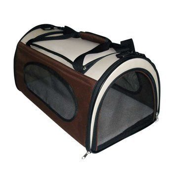 Сумка для тварин Fast Easy, зручно для виставок, коричневий/беж, 29x29x44см C2058889+PI фото