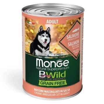 Корм для собак Bwild Dog Wet Grain Free Adult лосось гарбуз цукіні 0.4 кг 70012621MG фото
