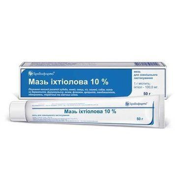Мазь ихтиоловая 10% Бровафарма для наружного применения 50 г BRO50211VS фото