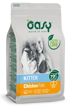 Сухий корм для котів OASY CAT LIFESTAGE Kitten 7.5 кг 3017348230OA фото