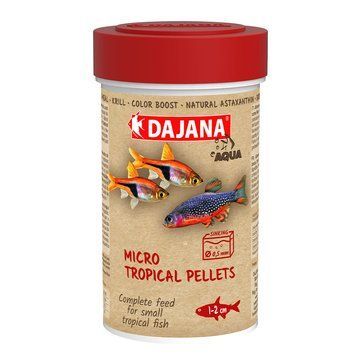 MIKRO TROPICAL PELLETS (100мл/55гр) Спец. корм у гранулах для мальків та дрібних риб DP103A (5334)PI фото