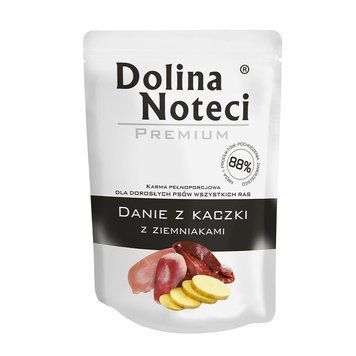 Пауч Dolina Noteci Premium Danie для дорослих собак усіх порід, качка з картоплею, 300 гр DN 300 (340)PI фото