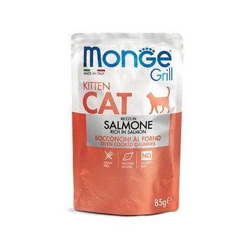 Корм для котів Monge Cat GRILL Wet Kitten лосось Вага: 0.085 кг 70013604MG фото